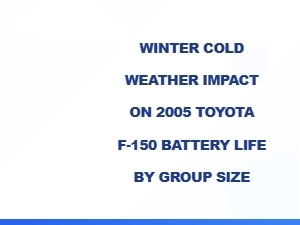 Cold Weather Impact on Toyota F-150 Battery Life