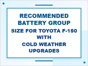 Choosing the Correct Battery for a Toyota F-150 in Cold Climates